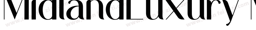 MidlandLuxury Medium字体转换